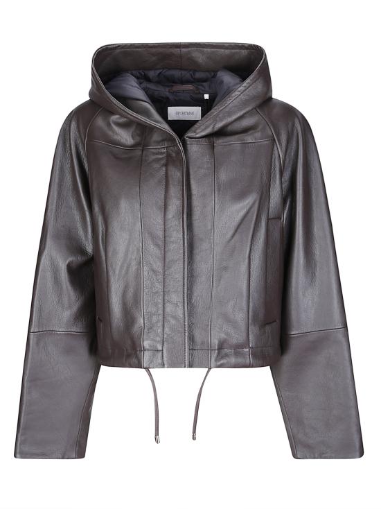 26FW 스포트막스 자켓 2622446012600 001 BROWN