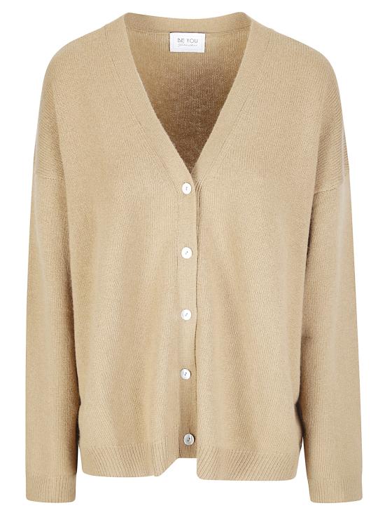 26FW 비유 가디건 CD3030F6 927 CAMEL