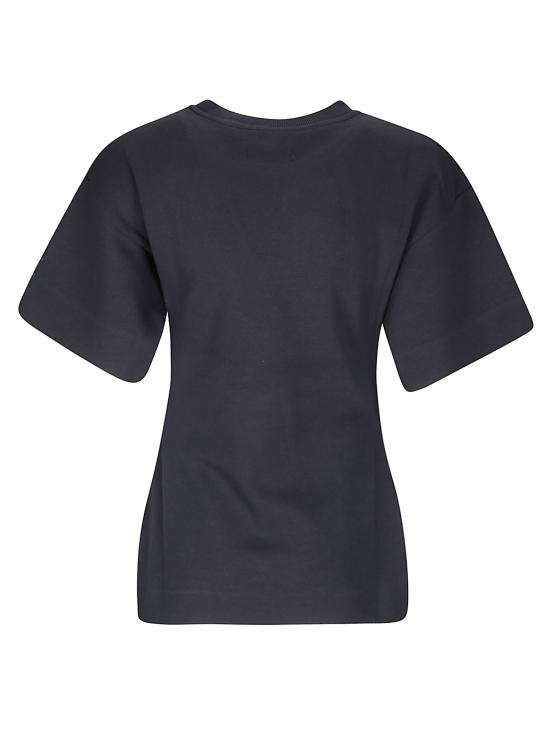 26FW 라 피신 반팔 티셔츠 LF261WT001JS036 999 BLACK - LA PISCINE