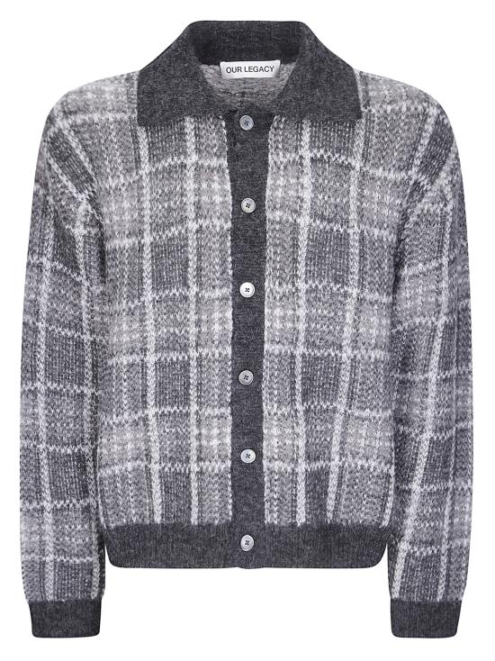 26FW 아워레가시 이브닝 폴로 알파카 폴로 셔츠 M4263EG GRDMEG GRAND CHECK