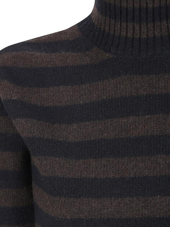 26FW 사이블사렐 후드 티셔츠 FW26K21 BRWNBLKSTRP BROWNBLACK STRIPE - SIBEL SARAL
