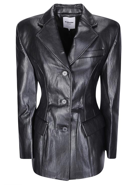 26FW 라 피신 수트 자켓 LF261WJ006EL001 999 BLACK