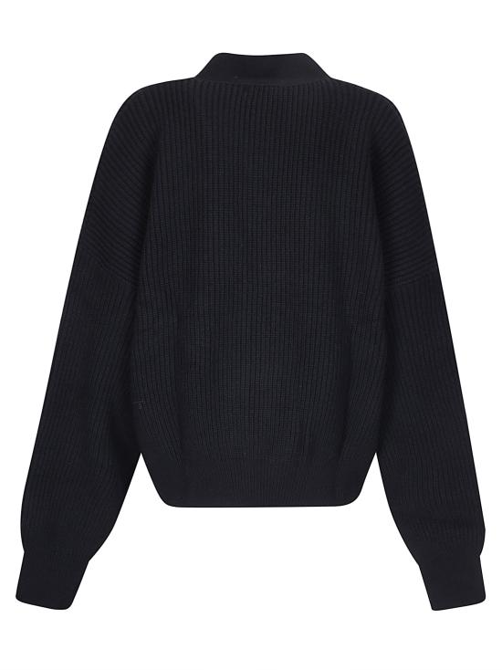26FW 라 피신 가디건 LF261WK005YW014 999 BLACK - LA PISCINE
