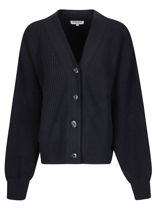 26FW 라 피신 가디건 LF261WK005YW014 999 BLACK