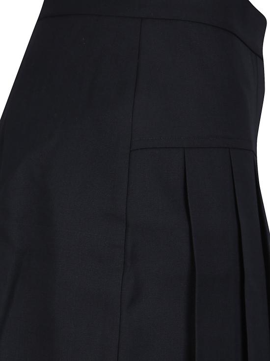 26FW 사이블사렐 미디 스커트 FW26SKRT1 BLACKWP BLACK WP - SIBEL SARAL