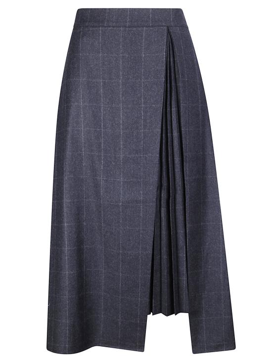 26FW 사이블사렐 미디 스커트 FW26SKRT7 WINDOWPANE
