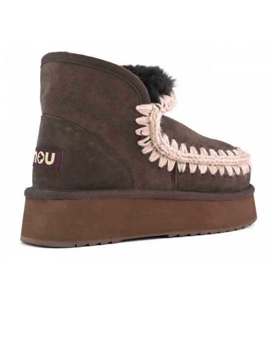 26FW 모우 부츠 Montone 미니 에스키모 플랫폼 모카 소재의 Stivaletto - MOU