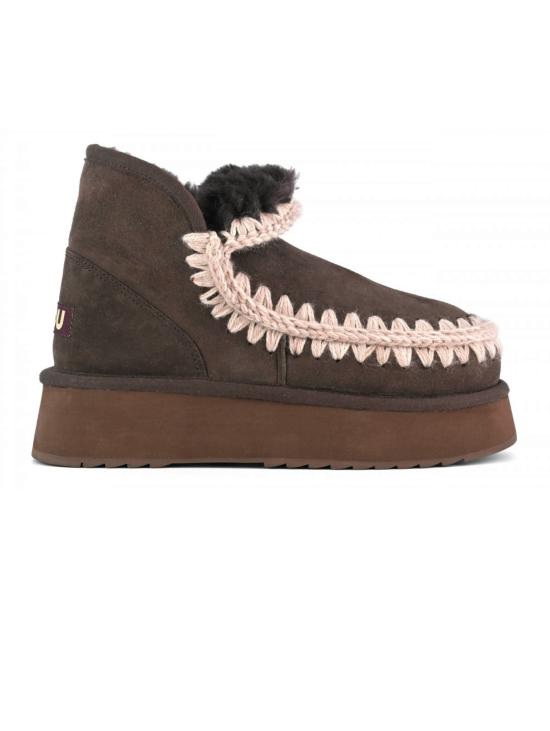 26FW 모우 부츠 Montone 미니 에스키모 플랫폼 모카 소재의 Stivaletto - MOU