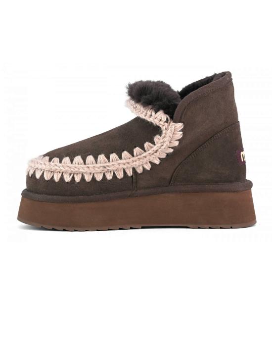 26FW 모우 부츠 Montone 미니 에스키모 플랫폼 모카 소재의 Stivaletto