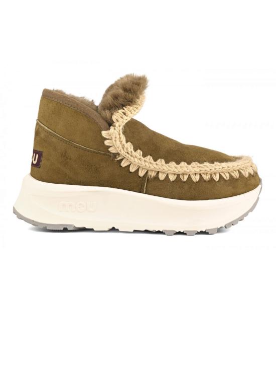 26FW 모우 부츠 Montone Speed 에스키모 스니커즈 Stivaletto 베르데 - MOU