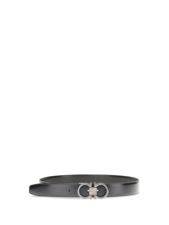  살바토레 페라가모 벨트 페라가모 양면 조절 가능 간치니  블루 - SALVATORE FERRAGAMO