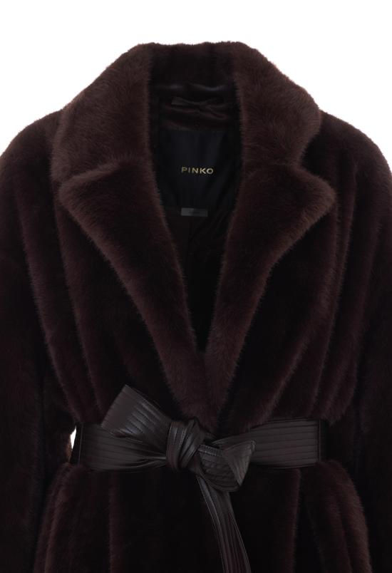 26FW 핑코 코트 107168 A3FKL72 BROWN - PINKO