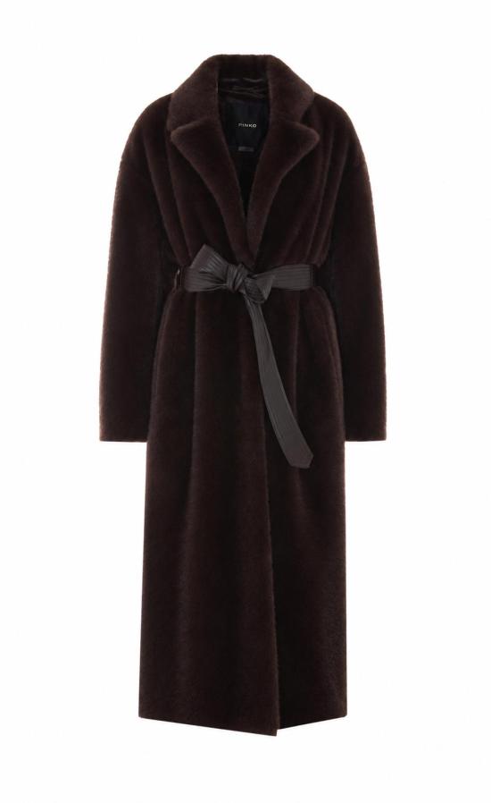26FW 핑코 코트 107168 A3FKL72 BROWN