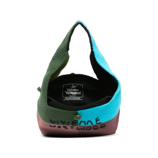 26FW 비비안웨스트우드 엘리 크로셰 패치워크 숄더백 46020019U K007PO105 MULTICOLOUR - VIVIENNE WESTWOOD