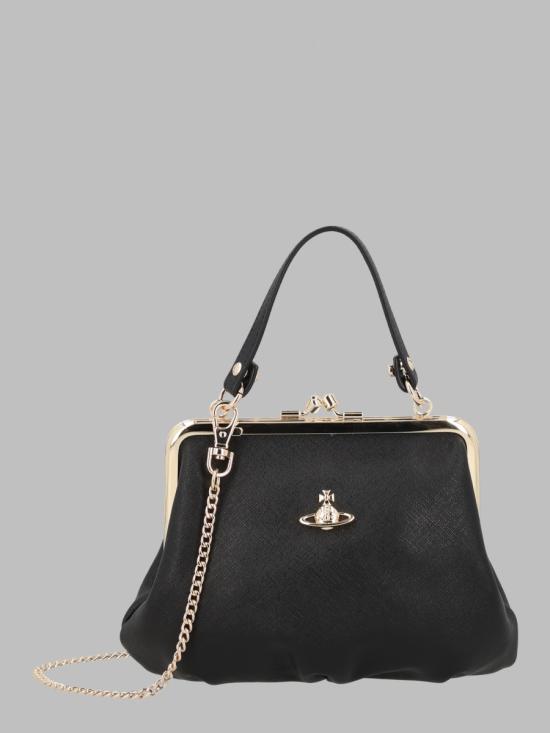26FW 비비안웨스트우드 그래니 프레임 퍼스 4B010007W L001NN402 BLACK