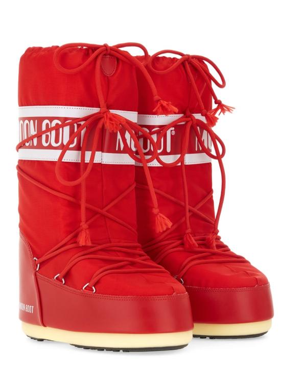 26FW 문부츠 아이콘 나일론 부츠 80D1400440 D001 RED - MOON BOOT