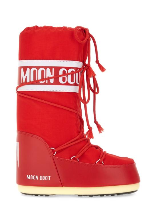 26FW 문부츠 아이콘 나일론 부츠 80D1400440 D001 RED - MOON BOOT
