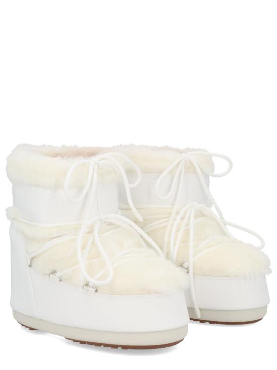 26FW 문부츠 아이콘 나일론 로우 부츠 80D1409390 A002 WHITE - MOON BOOT