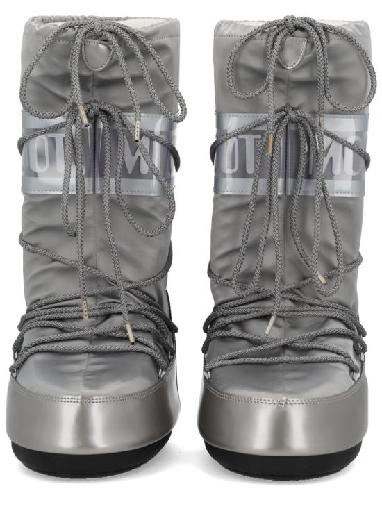 26FW 문부츠 아이콘 글랜스 플래티넘 새틴 부츠 80D1401680 H001 SILVER - MOON BOOT