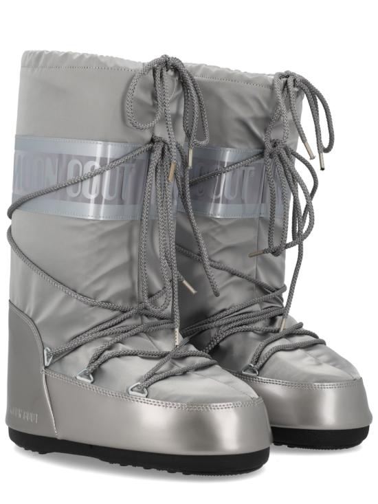 26FW 문부츠 아이콘 글랜스 플래티넘 새틴 부츠 80D1401680 H001 SILVER - MOON BOOT
