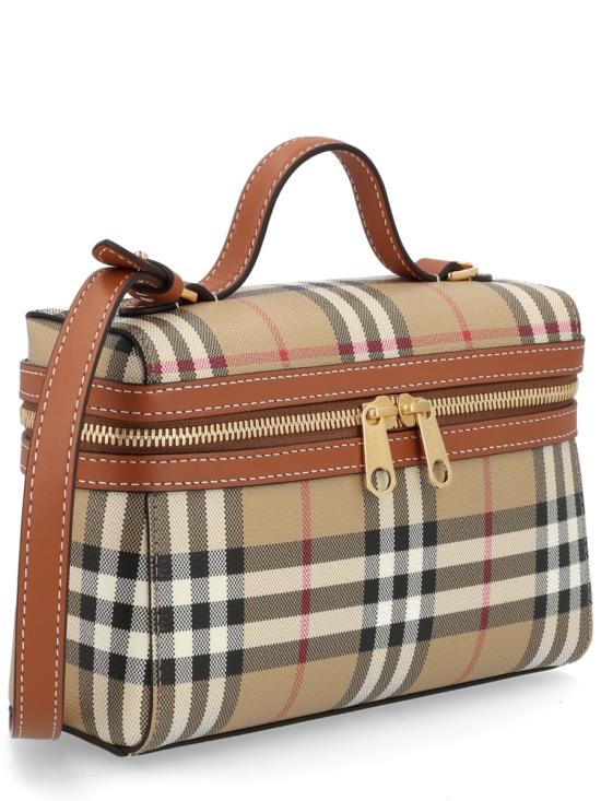 26FW 버버리 체크 베니티 백 8120525 A9534 BEIGE - BURBERRY