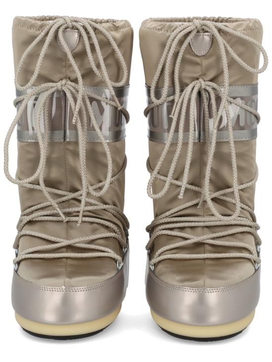 26FW 문부츠 아이콘 글랜스 플래티넘 새틴 부츠 80D1401680 B003 BEIGE - MOON BOOT