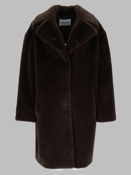 26FW 스탠드스튜디오 트렌치 코트 61137 907087200 BROWN