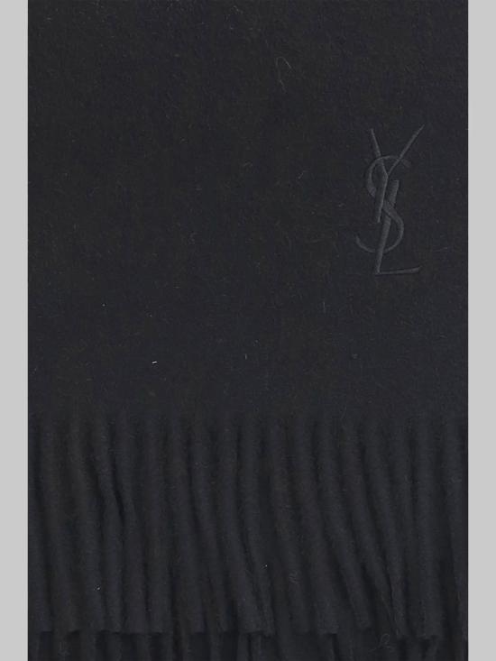26FW 생로랑 머플러/스카프 A006VO BLACK - SAINT LAURENT