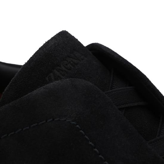 26FW 에르메네질도제냐 스니커즈 LHNEL S7008ZBNZ NAVY - ERMENEGILDO ZEGNA