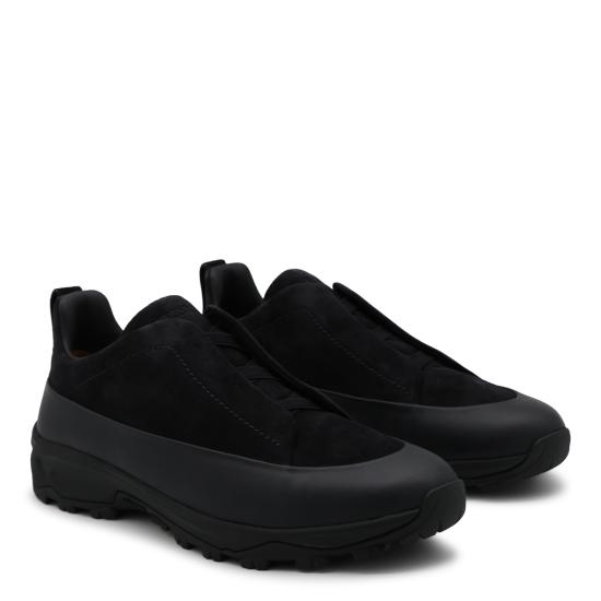 26FW 에르메네질도제냐 스니커즈 LHNEL S7008ZBNZ NAVY - ERMENEGILDO ZEGNA