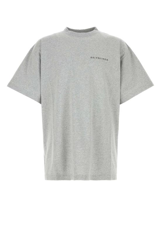 26FW 발렌시아가 백 그래디언트 오버사이즈 티셔츠 850345TVVE6 1302 Grey