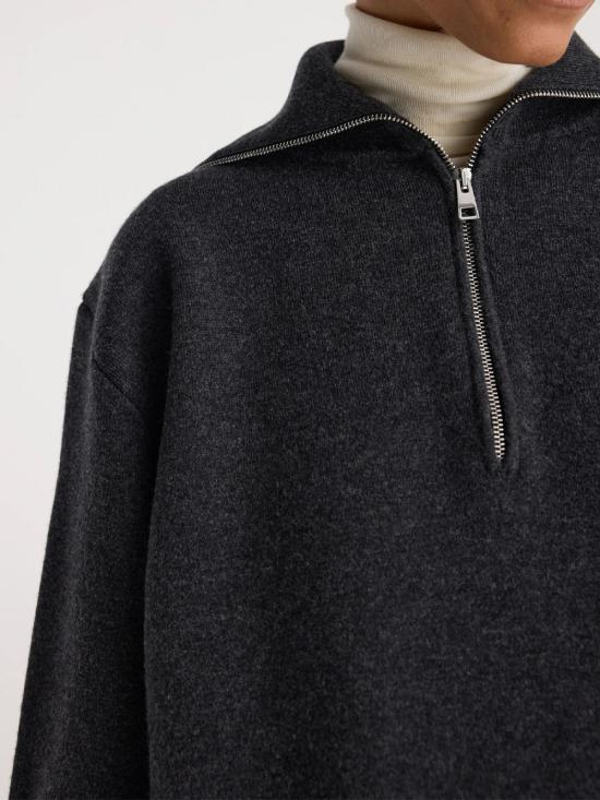 26FW 로에 터틀넥 42123328 010 CHARCOAL - ROHE