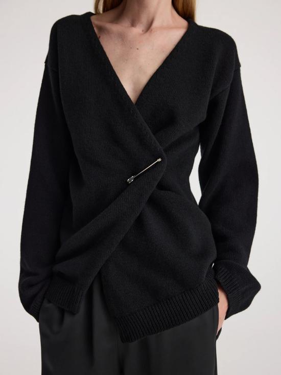 26FW 로에 가디건 42123329 001 BLACK - ROHE