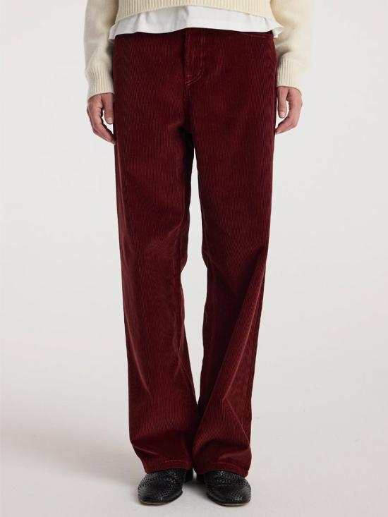 26FW 로에 스트레이트 팬츠 42130001 608 WINE - ROHE
