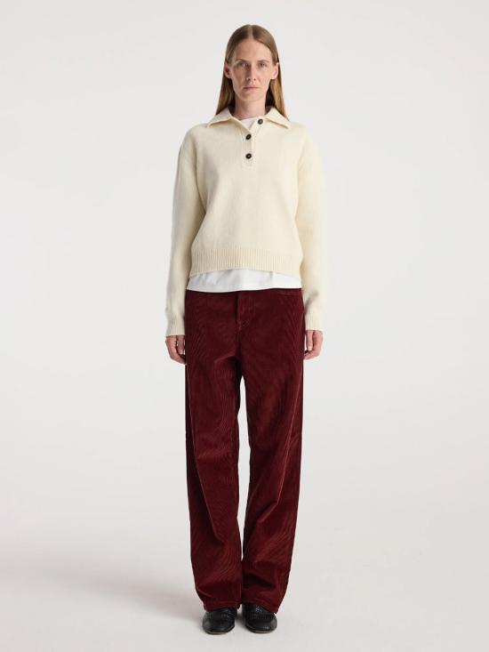 26FW 로에 스트레이트 팬츠 42130001 608 WINE - ROHE