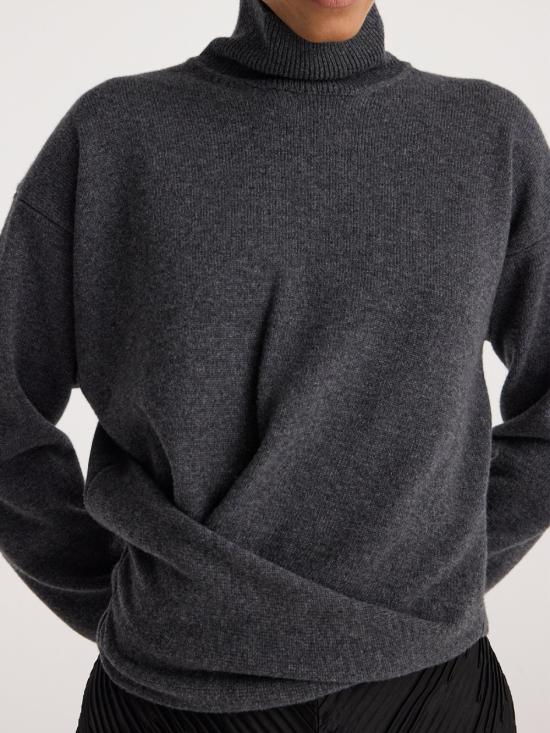 26FW 로에 터틀넥 42123320 021 DK GREY MELANGE - ROHE
