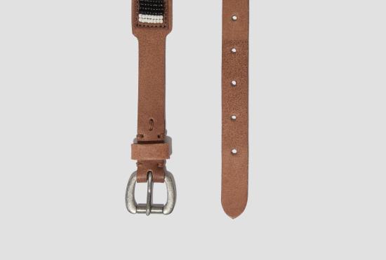 26FW 비즈빔 벨트 비즈  30mm 0126203003017 연갈색 - VISVIM