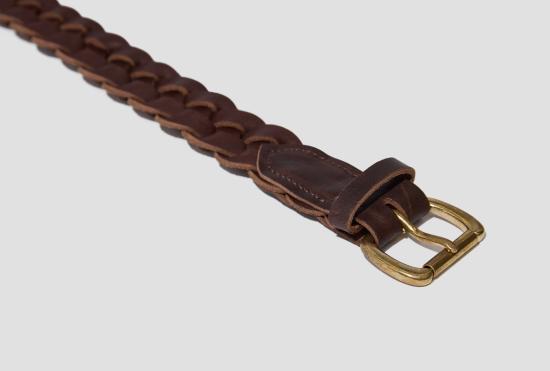 26FW 비즈빔 벨트 꼬임  30mm 0126203003018 진한 갈색 - VISVIM