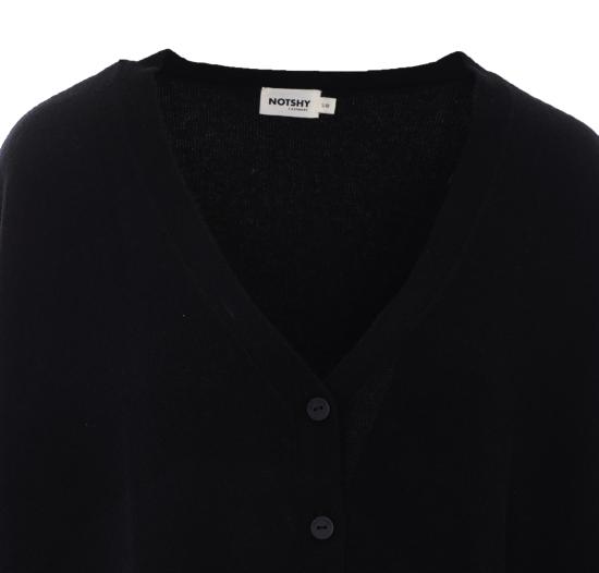 26FW 낫샤이 가디건 NF3A001WSC000A NOIR BLACK - NOT SHY
