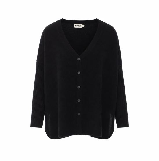 26FW 낫샤이 가디건 NF3A001WSC000A NOIR BLACK