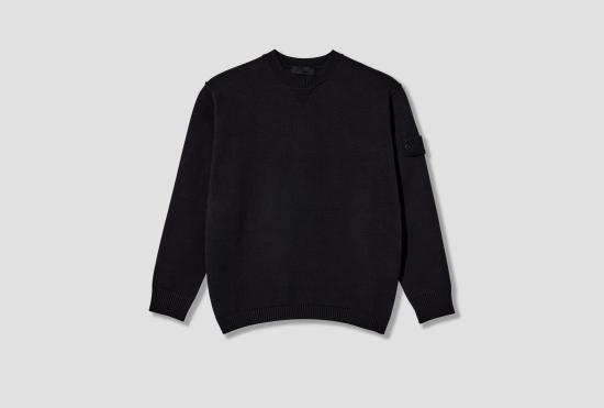 26FW 스톤 아일랜드 니트웨어 플러시 스티치 겨울 면 S.I. 고스트 L2 S15 51000 37 S00FM 네이비
