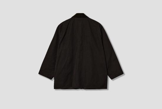 26FW 아프레쎄 자켓 빈티지 실크 헴프 라이딩 오일 재킷 26AAP-01-32 올리브 - A.PRESSE