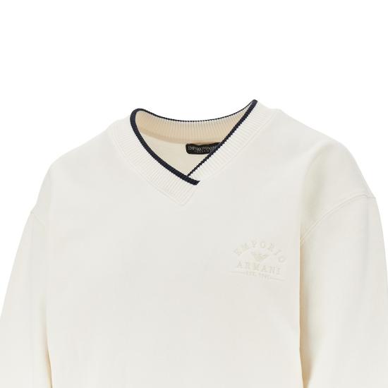 26FW 엠포리오 아르마니 긴팔 티셔츠 EW005227AF25592 White - EMPORIO ARMANI
