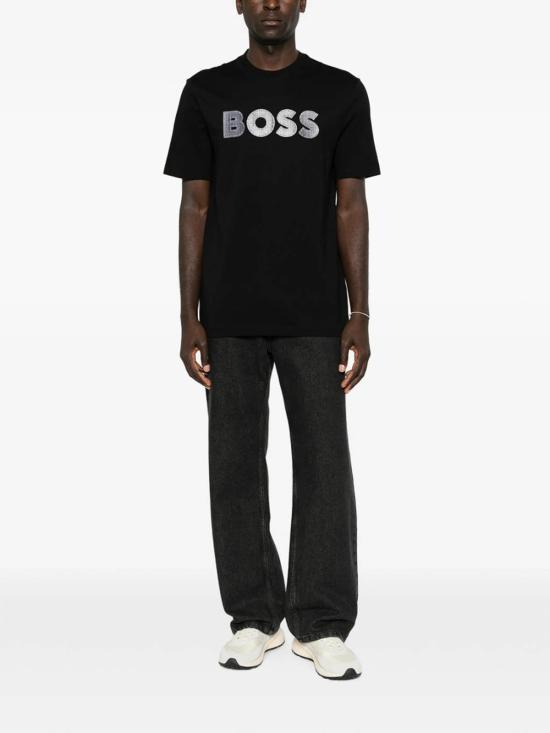 26FW 휴고보스 반팔 티셔츠 50565630001 BLACK - HUGO BOSS