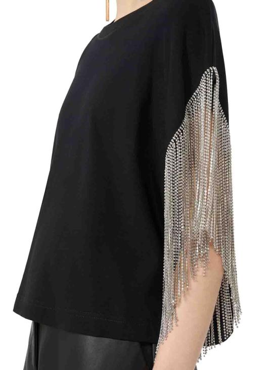 26FW 스포트막스 반팔 티셔츠 26229460156E15 BLACK - SPORTMAX
