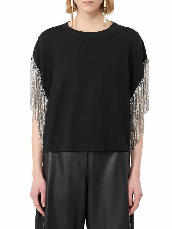 26FW 스포트막스 반팔 티셔츠 26229460156E15 BLACK - SPORTMAX