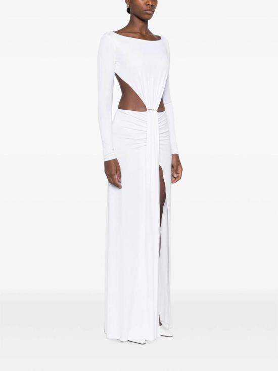 26FW 엘리자베타프랜치 미디 스커트 ABR3467E2360 WHITE - ELISABETTA FRANCHI