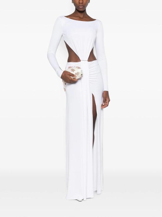 26FW 엘리자베타프랜치 미디 스커트 ABR3467E2360 WHITE - ELISABETTA FRANCHI