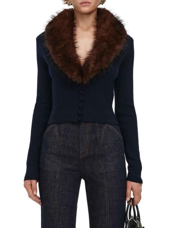 26FW 셀프 포트레이트 가디건 AW26148CA BLUE - SELF PORTRAIT
