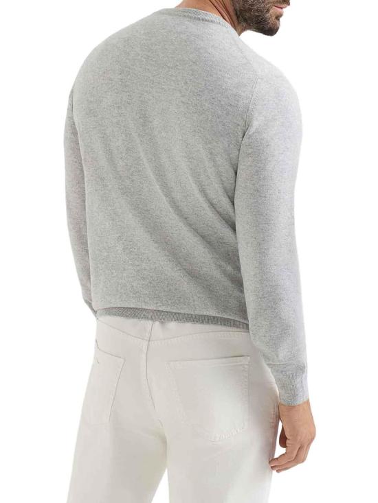 26FW 브루넬로 쿠치넬리 캐시미어 니트 M2200100CY162 GREY - BRUNELLO CUCINELLI